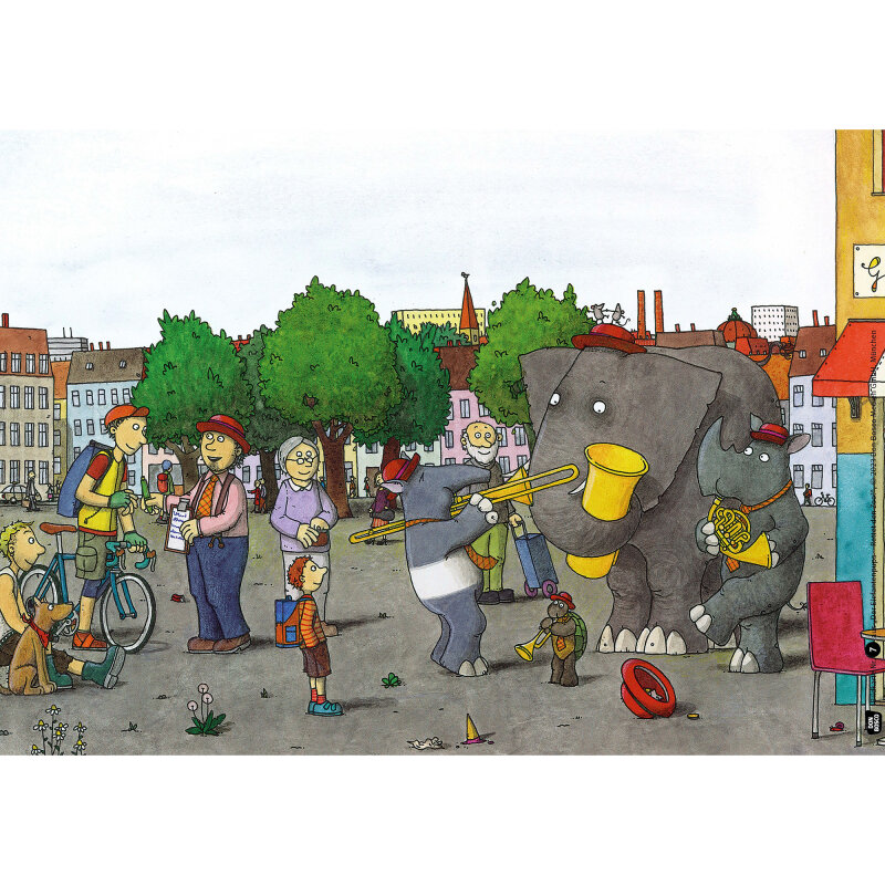 Kamishibai Karten Der Elefantenpups - Rettet den Zoo!