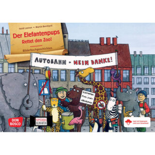 Kamishibai Karten Der Elefantenpups - Rettet den Zoo!