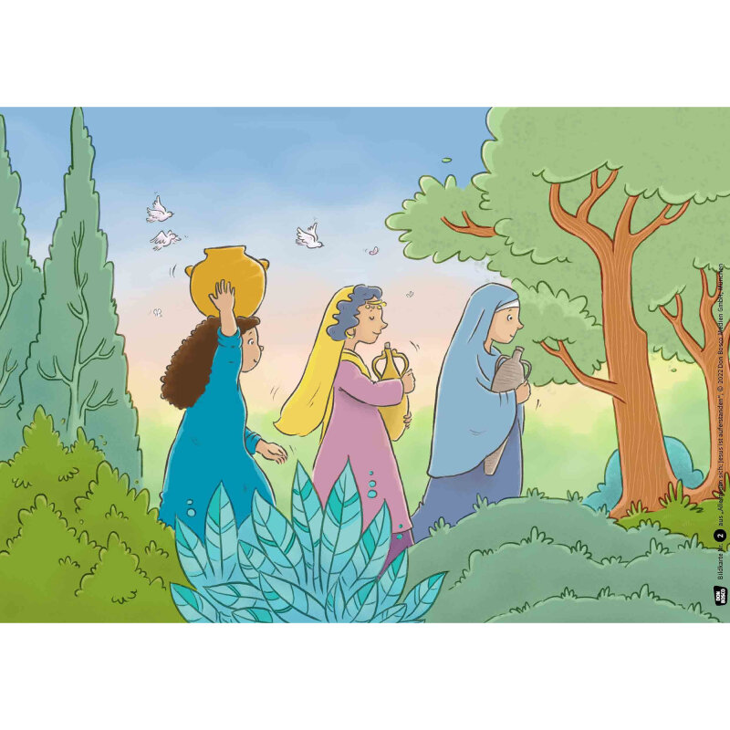 Kamishibai Karten Alle freuen sich: Jesus ist auferstanden