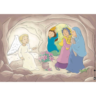 Kamishibai Karten Alle freuen sich: Jesus ist auferstanden