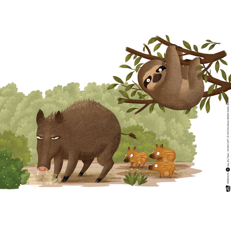 Kamishibai Karten Du, Papa ... Ist zehn viel?