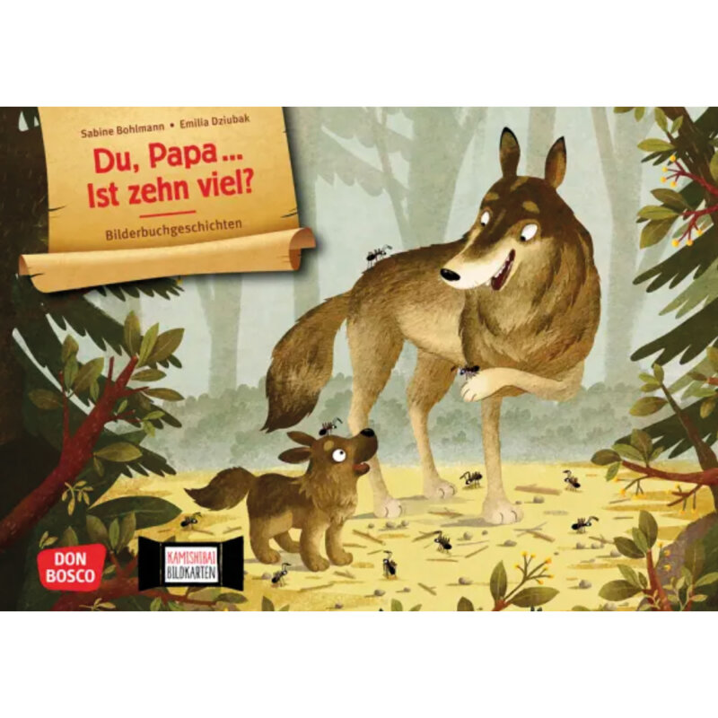 Kamishibai Karten Du, Papa ... Ist zehn viel?