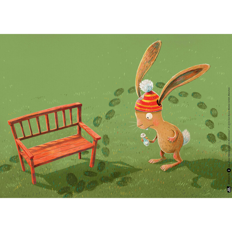 Kamishibai Karten Hase Hibiskus und der Möhrenklau