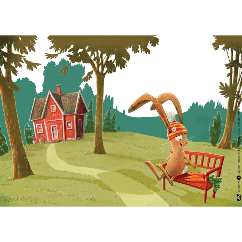 Kamishibai Karten Hase Hibiskus und der Möhrenklau