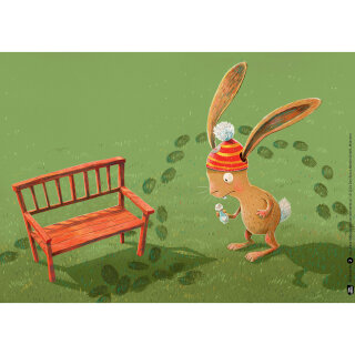 Kamishibai Karten Hase Hibiskus und der Möhrenklau