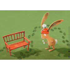 Hase Hibiskus und der Möhrenklau. Kamishibai...