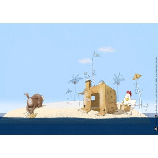 Eine Kiste Nichts. A Box of Nothing. Kamishibai Bildkartenset