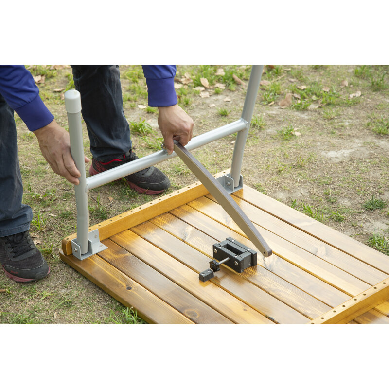 Krippen Outdoor-Tisch Aluis 120 cm