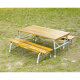 Krippen Outdoor-Tisch Aluis 120 cm