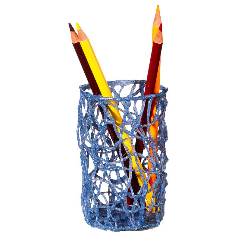 Heißklebepistole mit Beleuchtung, kabellos für 4 AA Batterien