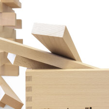 Jumbo- Bausteine 50 Stück in einer Holzbox