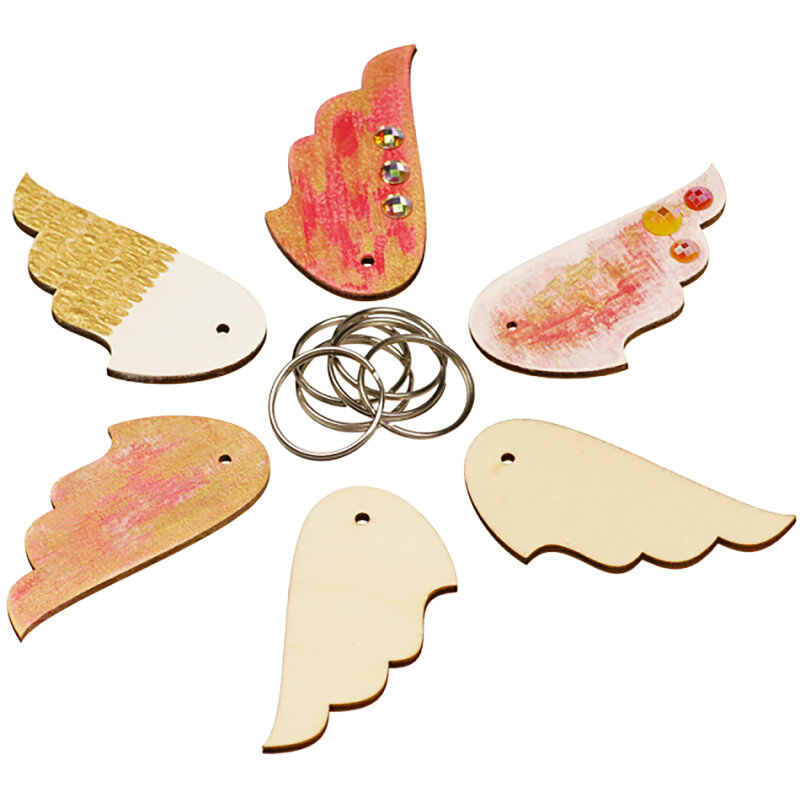 Engelsflügel Schlüsselanhänger 6er-Set