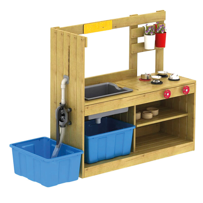 Outdoor Spielküche mit Pumpe