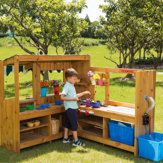 Outdoor Spielküche mit Pumpe