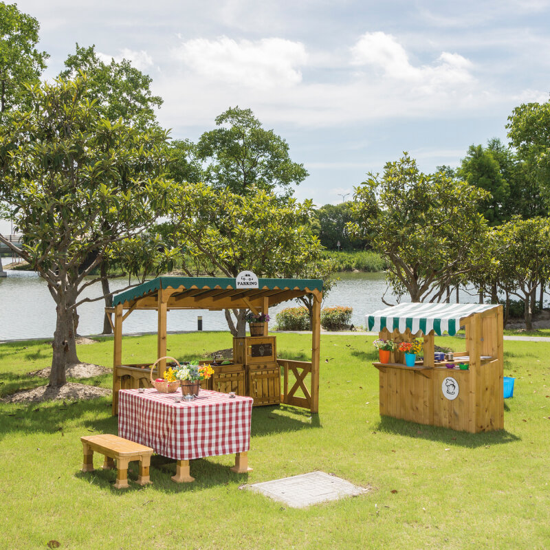 Outdoor-Snack Bar + Outdoor Spielküche mit Pumpe