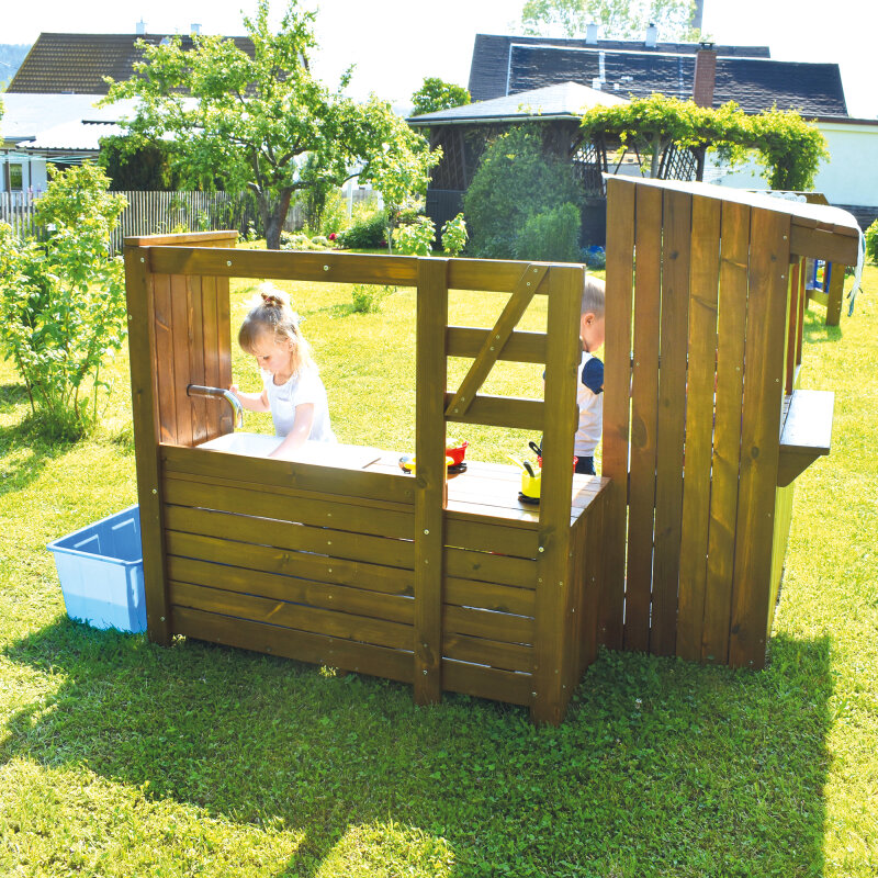 Outdoor-Snack Bar + Outdoor Spielküche mit Pumpe