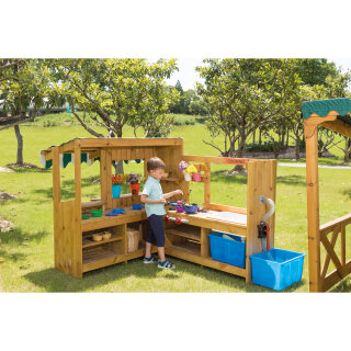 Outdoor-Snack Bar + Outdoor Spielküche mit Pumpe