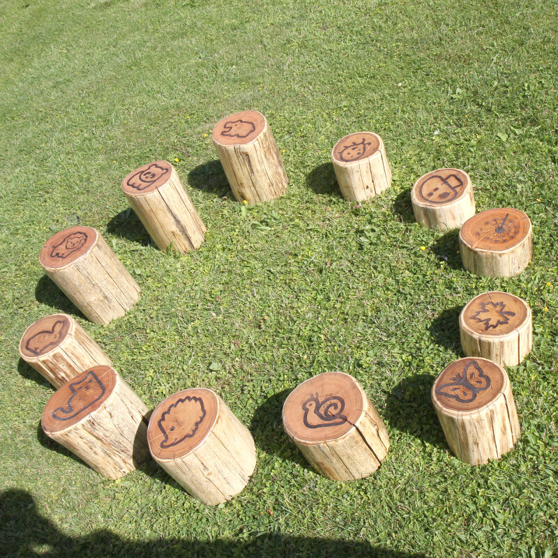 Outdoor Balancierpfad, 12-teilig