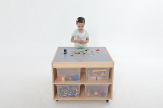 Baustein- Konstruktionstisch