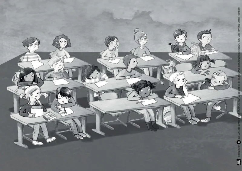 Kamishibai Karten - Das kleine WIR "Schule"