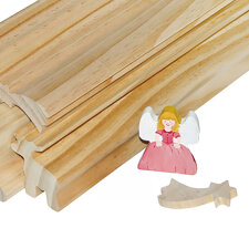 Glücksanhänger aus Holz - Bastelset