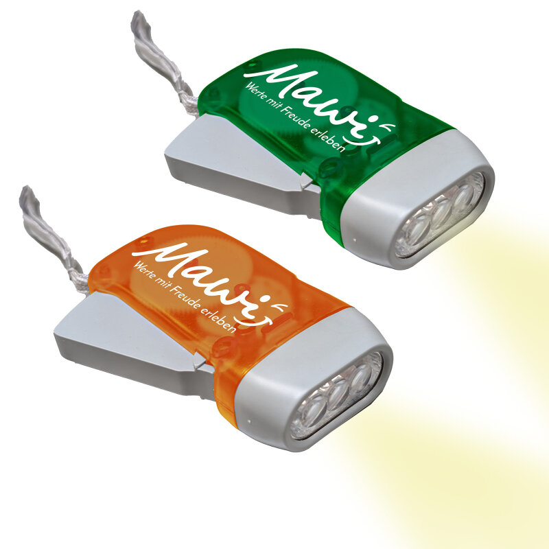 Taschenlampe Dynamo-Star 6er-Pack