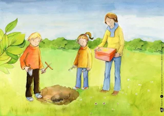 Kamishibai Karten Machs gut, kleine Meise!