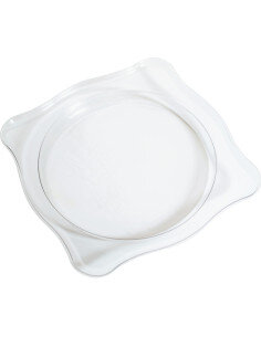 Faszinationsschale transparent für Leuchtkübel