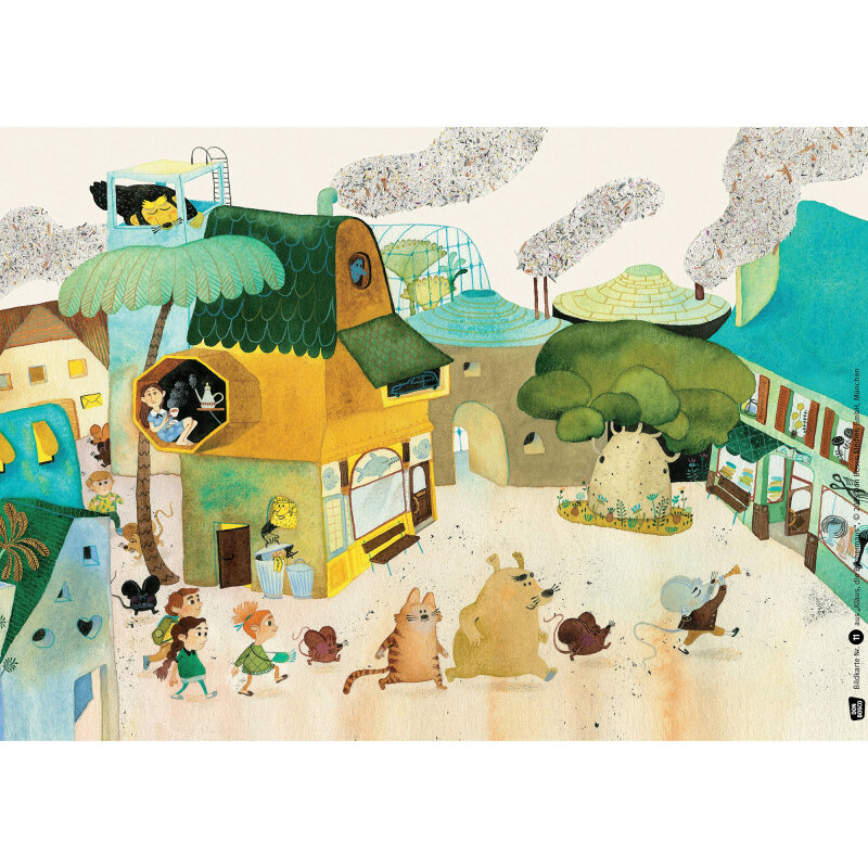 Klaus, die Büchermaus. Kamishibai Bildkartenset