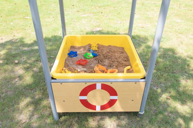 Mobiler Matschtisch, quadratisch