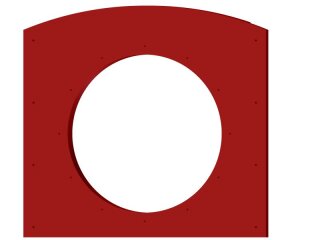 Anschlusspaneel für Röhrenrutschen und Kriechtunnel