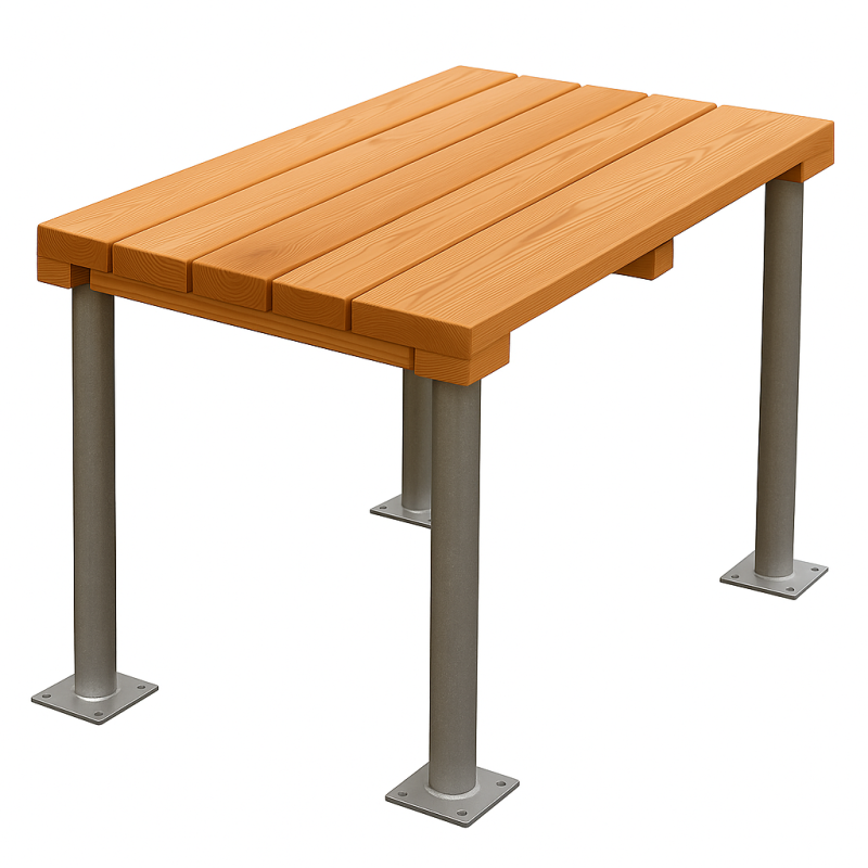 Podest für Rutsche ohne Geländer