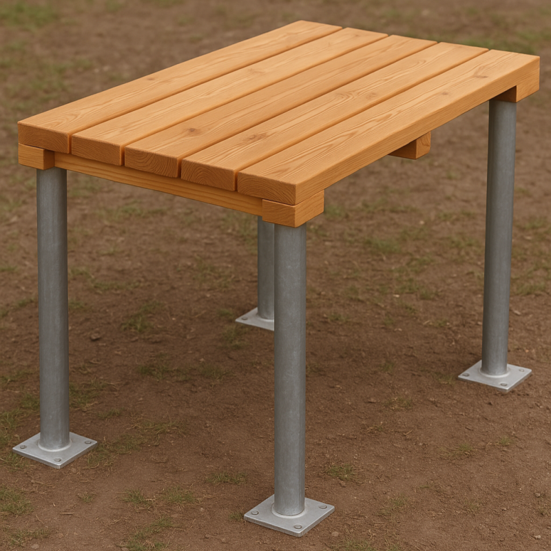 Podest für Rutsche ohne Geländer