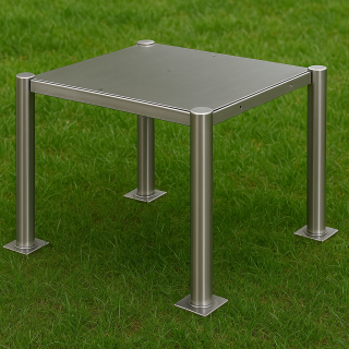 Podest für Rutsche ohne Geländer