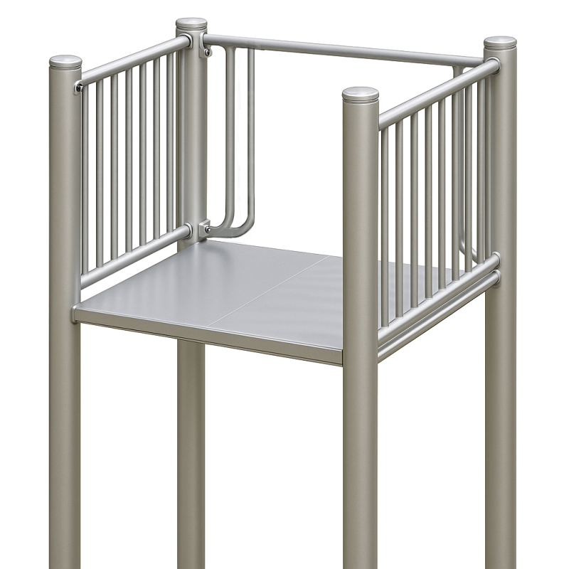 Podest für Rutsche mit Geländer