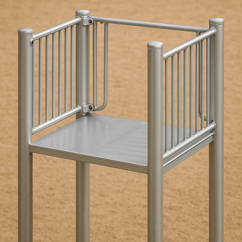 Podest für Rutsche mit Geländer