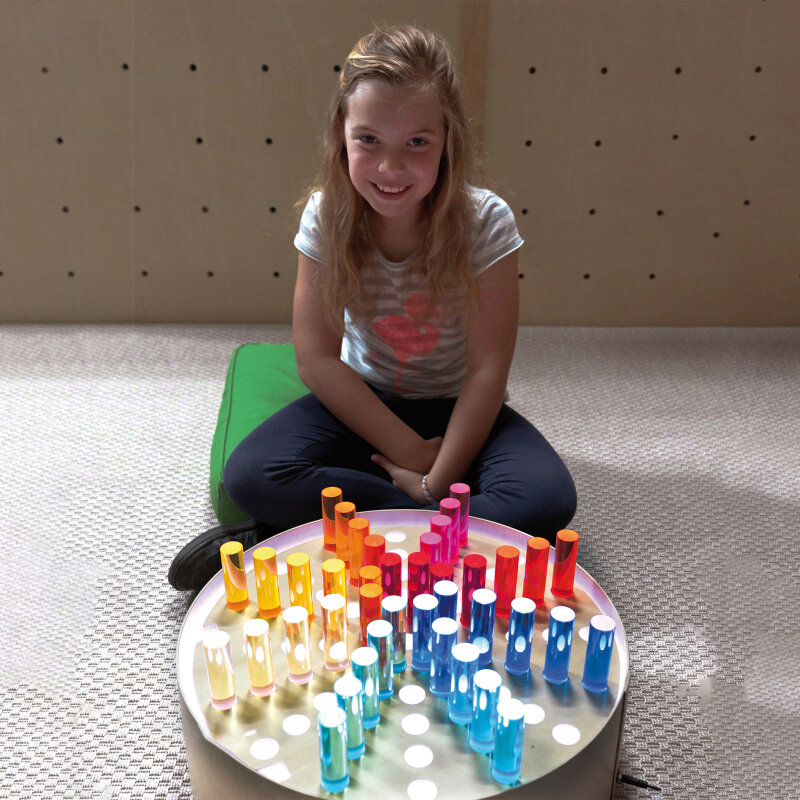 Acryl-Zylinder verschiedene Längen 30er Set