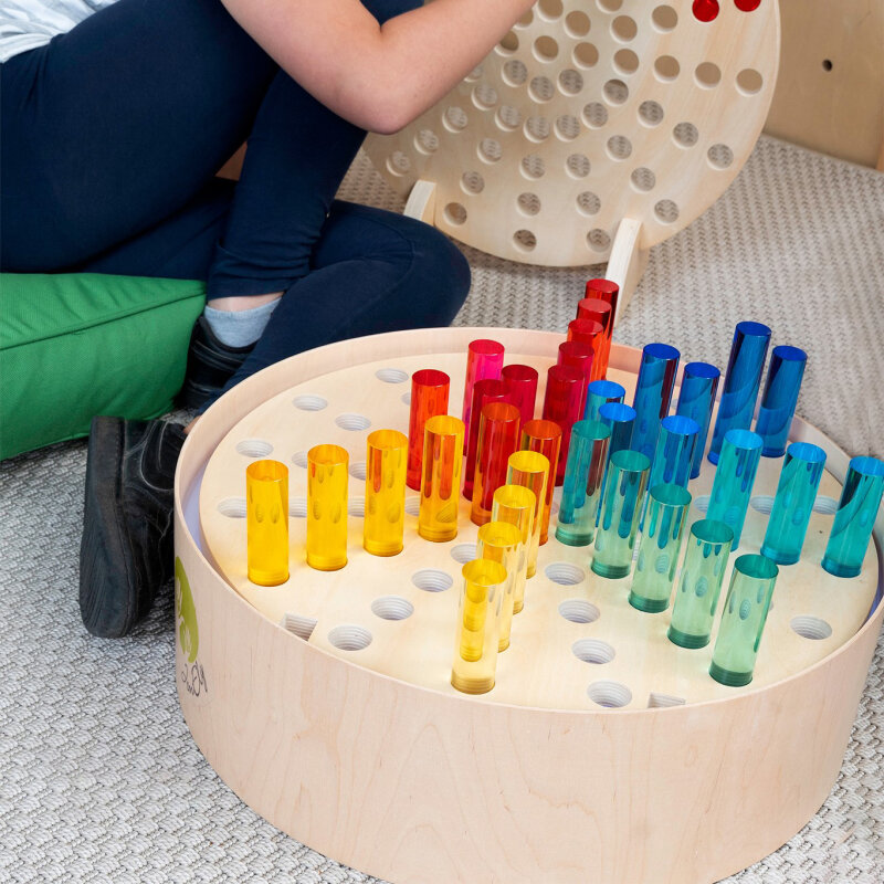 Acryl-Zylinder verschiedene Längen 30er Set