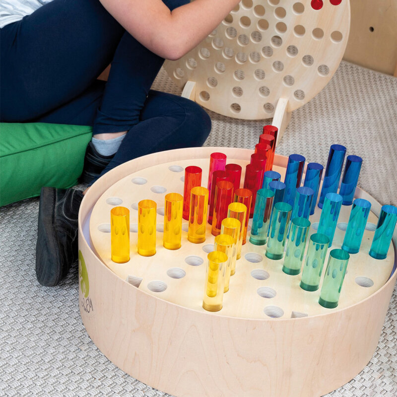 Leuchttisch-Lochrahmen für Acrylzylinder