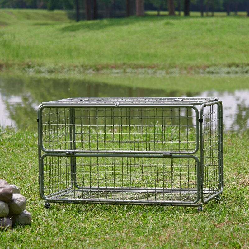 Praktischer Transportwagen in silber