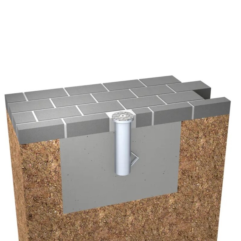 Bodenhülse zum Einbetonieren für Kindergartenschirm