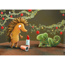 Kamishibai Karten Das große Weihnachtsfest im Zoo