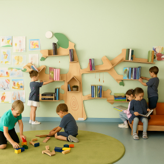 Bücherregal "Alter Baum"