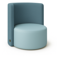 Akustiksessel Oase mit Kunstleder und Webstoff Eden/Kaluna