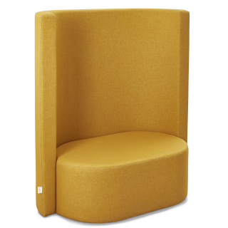 Akustiksofa Eden mit Webstoff Lido