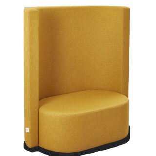 Akustiksofa Eden mit Webstoff Lido