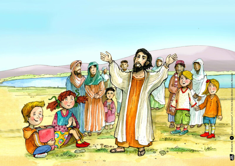 Das Vaterunser. Kamishibai Bildkartenset