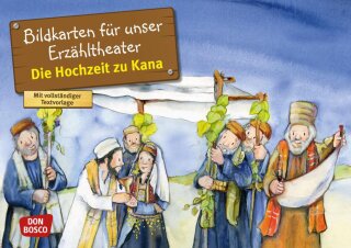 Die Hochzeit zu Kana. Kamishibai Bildkartenset.