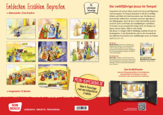 Der zwölfjährige Jesus im Tempel. Kamishibai Bildkartenset.