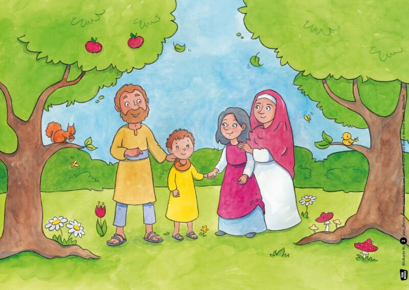 Meine ersten Geschichten von Gott. Die U3-Bibel im Kamishibai. Kamishibai Bildkartenset.